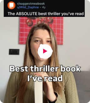 Sara sharing the best thriller books she's read